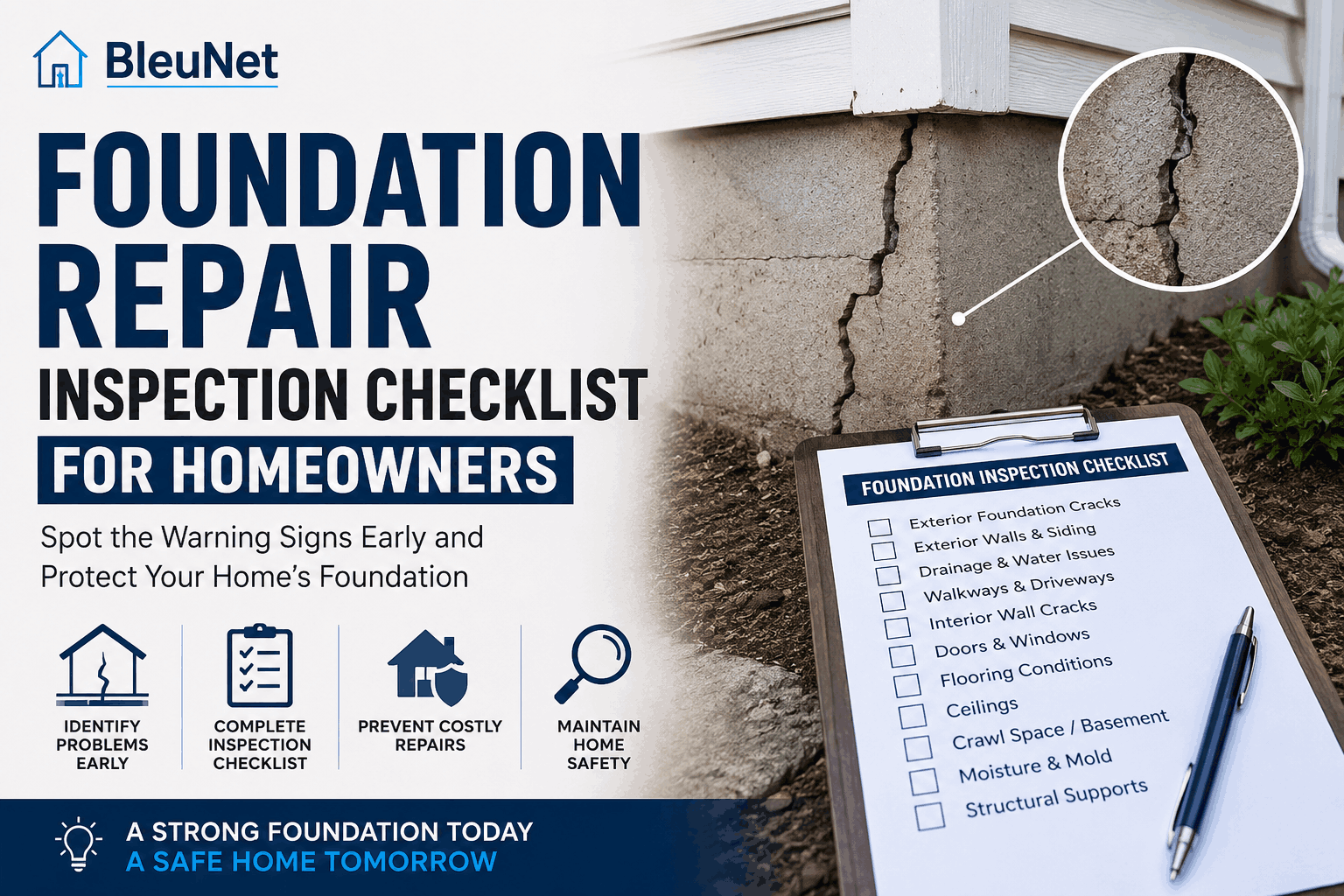 Foundation Repair Inspection Checklist